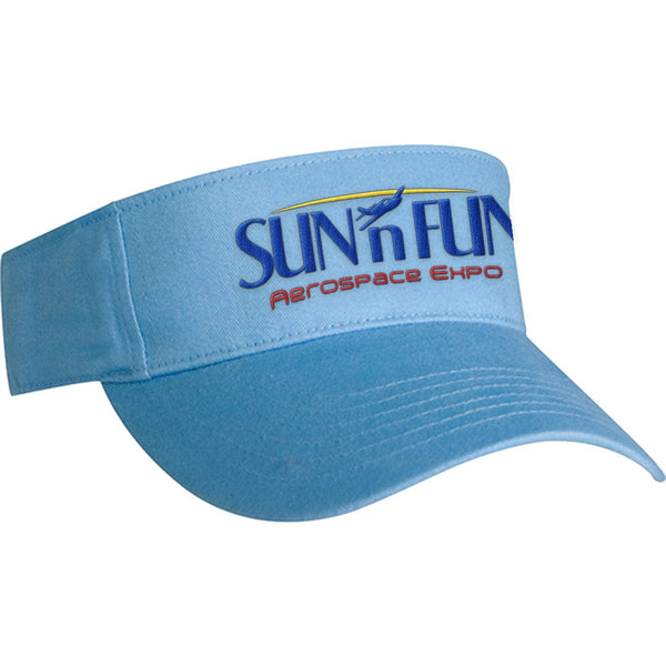 SUN 'n FUN Blue Sky Visor Velcro Closure Visor Ball Cap – SUN 'n FUN ...