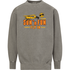 Retro Vibes SUN 'n FUN 2024 Coastal Crewneck Sweatshirt