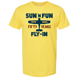 Fifty Years SUN 'n FUN 2024 T-Shirt - PilotMall.com
