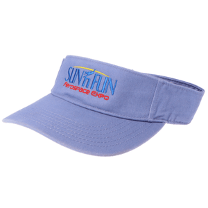 SUN 'n FUN Headwear Lavender SUN 'n FUN Lavender Twill Visor