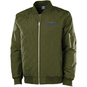 SUN 'n FUN Outerwear Large / Olive Quilted Boston Flight Jacket SUN 'n FUN