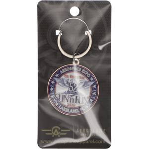 SUN 'n FUN Pins Patches Lanyards Keychains Official SUN 'n FUN 2026 Commemorative Aviation Keychain