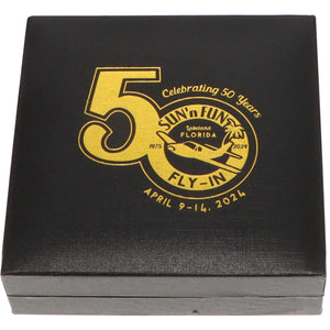 SUN 'n FUN Pins Patches Lanyards Keychains SUN 'n FUN 50th Challenge Coin