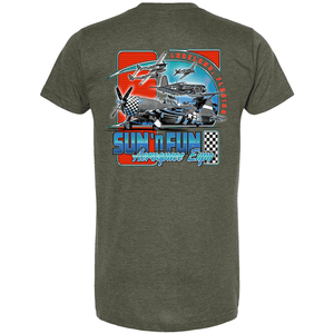 SUN 'n FUN Shirts Checkered Warbirds SUN 'n FUN 2026 T-Shirt