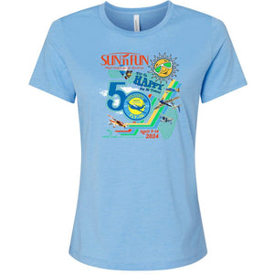 SUN 'n FUN Shirts Large / Heather Carolina Blue Official Poster Women's SUN 'n FUN 2024 T-Shirt