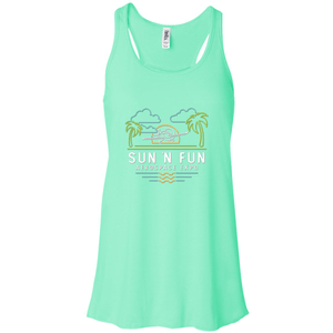 SUN 'n FUN Shirts Neon SUN 'n FUN 2025 Womens Flowy Tanktop