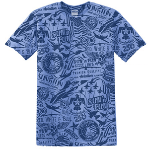 SUN 'n FUN Shirts S / Carolina Blue Flight Line Collage SUN 'n FUN 2026 T-Shirt