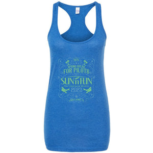SUN 'n FUN Shirts Small / Heather Royal Whiskey SUN 'n FUN 2023 Women's Racerback Tanktop