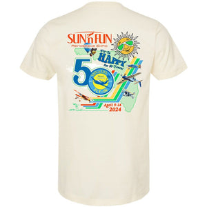 SUN 'n FUN Shirts XLarge / Natural Official Poster SUN 'n FUN 2024 T-Shirt