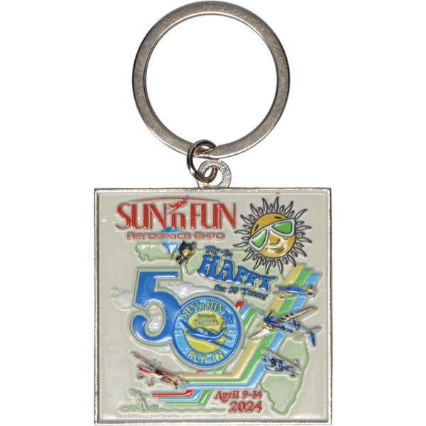 SUN 'n FUN 50th Poster Keychain